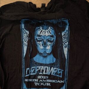 Deftones XL 2025 tour Black and Blue Tour T-Shirt